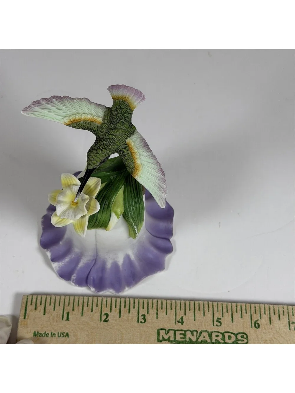 Vintage 2000 Avon Porcelain Hummingbird Bell Collectible Figurine S-2